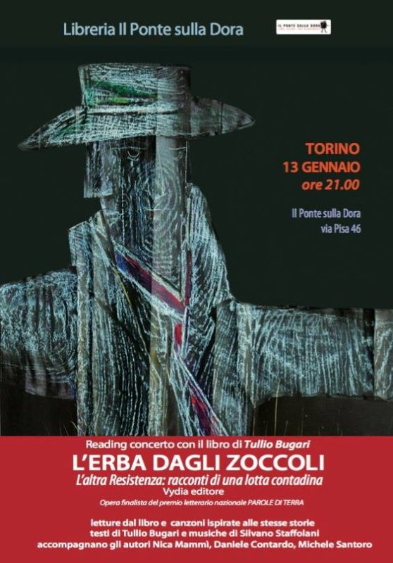 L'erba dagli zoccoli di Tullio Bugari, reading e canzoni 13-01-2017